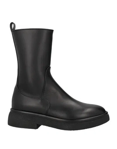 Agl Attilio Giusti Leombruni Agl Woman Ankle Boots Black Size 6 Leather