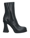 Agl Attilio Giusti Leombruni Agl Woman Ankle Boots Black Size 8 Leather