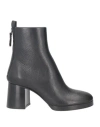 Agl Attilio Giusti Leombruni 60mm Curvy Cylindrical-heel Leather Boots In Black