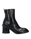Agl Attilio Giusti Leombruni Agl Woman Ankle Boots Black Size 8 Soft Leather In Black