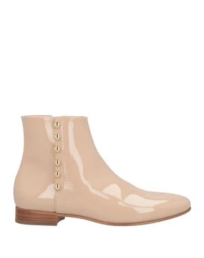 Agl Attilio Giusti Leombruni Agl Woman Ankle Boots Blush Size 7 Leather In Pink