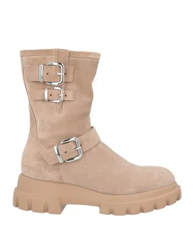 Agl Attilio Giusti Leombruni Agl Woman Ankle Boots Blush Size 8 Leather In Pink