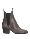Agl Attilio Giusti Leombruni Agl Woman Ankle Boots Charcoal Size 7 Leather