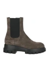 Agl Attilio Giusti Leombruni Agl Woman Ankle Boots Charcoal Size 7.5 Leather