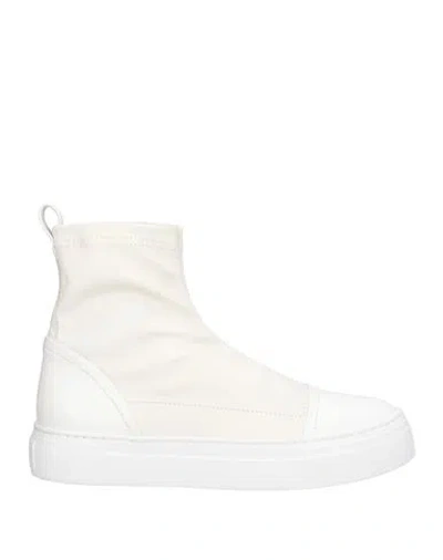 Agl Attilio Giusti Leombruni Agl Woman Ankle Boots Cream Size 9.5 Leather