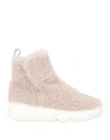 Agl Attilio Giusti Leombruni Agl Woman Ankle Boots Dove Grey Size 8 Shearling In Grey