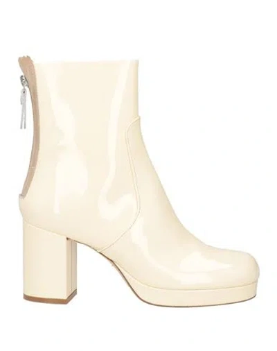 Agl Attilio Giusti Leombruni Agl Woman Ankle Boots Ivory Size 8 Leather In White
