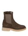Agl Attilio Giusti Leombruni Agl Woman Ankle Boots Khaki Size 8 Leather