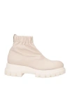Agl Attilio Giusti Leombruni Agl Woman Ankle Boots Light Grey Size 11 Soft Leather