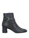 Agl Attilio Giusti Leombruni Agl Woman Ankle Boots Midnight Blue Size 11 Leather