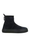 Agl Attilio Giusti Leombruni Agl Woman Ankle Boots Midnight Blue Size 6 Leather