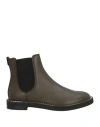 Agl Attilio Giusti Leombruni Agl Woman Ankle Boots Military Green Size 11 Soft Leather In Green