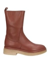 Agl Attilio Giusti Leombruni Agl Woman Ankle Boots Tan Size 8 Leather In Brown