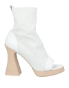 Agl Attilio Giusti Leombruni Agl Woman Ankle Boots White Size 7 Leather In White