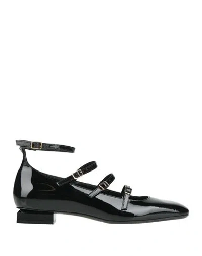 Agl Attilio Giusti Leombruni Agl Woman Ballet Flats Black Size 8 Leather
