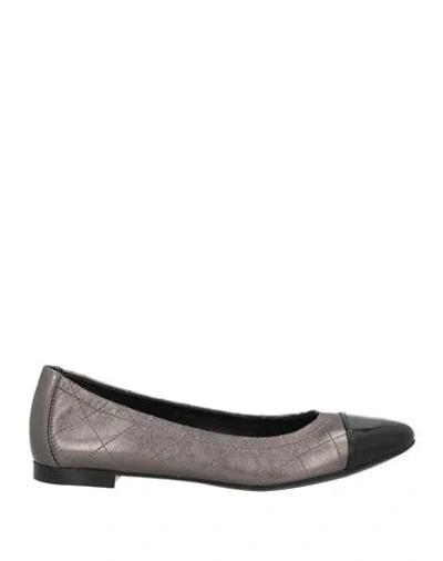 Agl Attilio Giusti Leombruni Agl Woman Ballet Flats Lead Size 8 Leather