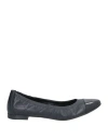 Agl Attilio Giusti Leombruni Agl Woman Ballet Flats Midnight Blue Size 8 Leather