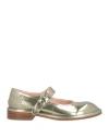 Agl Attilio Giusti Leombruni Agl Woman Ballet Flats Platinum Size 7 Leather In Grey