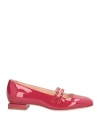 Agl Attilio Giusti Leombruni Agl Woman Ballet Flats Red Size 7 Leather