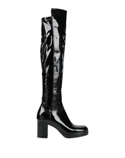 Agl Attilio Giusti Leombruni Agl Woman Boot Black Size 7 Leather