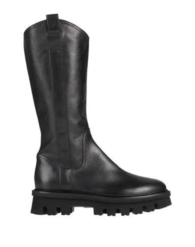 Agl Attilio Giusti Leombruni Agl Woman Boot Black Size 8 Leather
