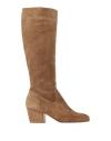 Agl Attilio Giusti Leombruni Agl Woman Boot Camel Size 8 Leather In Beige