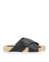 Agl Attilio Giusti Leombruni Agl Woman Espadrilles Black Size 8 Leather