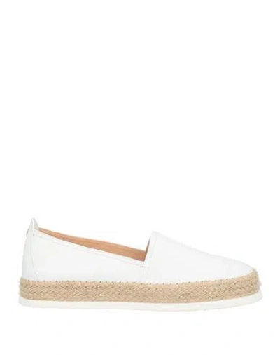 Agl Attilio Giusti Leombruni Agl Woman Espadrilles White Size 7 Leather