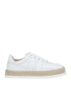 Agl Attilio Giusti Leombruni Agl Woman Espadrilles White Size 11 Soft Leather