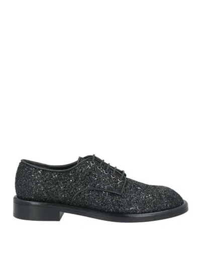 Agl Attilio Giusti Leombruni Agl Woman Lace-up Shoes Black Size 8 Leather