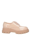 Agl Attilio Giusti Leombruni Agl Woman Lace-up Shoes Blush Size 9.5 Soft Leather In Pink