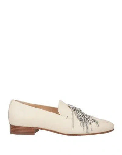 Agl Attilio Giusti Leombruni Agl Woman Loafers Beige Size 8 Leather