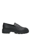 Agl Attilio Giusti Leombruni Agl Woman Loafers Black Size 10 Leather In Black