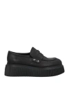 Agl Attilio Giusti Leombruni Agl Woman Loafers Black Size 6 Leather