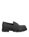 Agl Attilio Giusti Leombruni Agl Woman Loafers Black Size 6.5 Leather