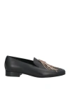 Agl Attilio Giusti Leombruni Agl Woman Loafers Black Size 7 Leather
