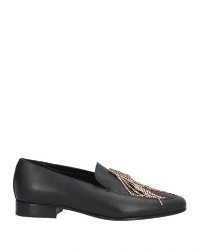 Agl Attilio Giusti Leombruni Agl Woman Loafers Black Size 7 Leather