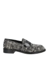 Agl Attilio Giusti Leombruni Agl Woman Loafers Black Size 7 Textile Fibers