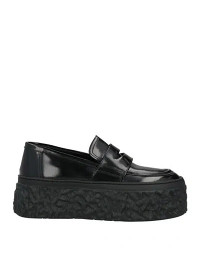 Agl Attilio Giusti Leombruni Agl Woman Loafers Black Size 8 Leather