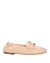 Agl Attilio Giusti Leombruni Agl Woman Loafers Blush Size 8 Soft Leather In Pink
