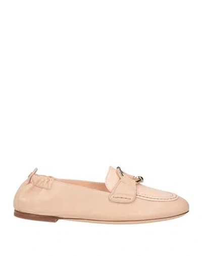 Agl Attilio Giusti Leombruni Agl Woman Loafers Blush Size 8 Soft Leather In Pink