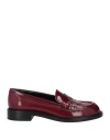 Agl Attilio Giusti Leombruni Agl Woman Loafers Burgundy Size 7 Leather