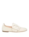 Agl Attilio Giusti Leombruni Agl Woman Loafers Ivory Size 6 Leather