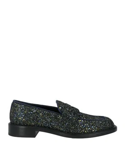 Agl Attilio Giusti Leombruni Agl Woman Loafers Midnight Blue Size 8 Leather