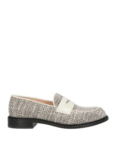 Agl Attilio Giusti Leombruni Agl Woman Loafers Off White Size 6 Textile Fibers In Neutral