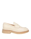 Agl Attilio Giusti Leombruni Agl Woman Loafers Off White Size 7 Leather