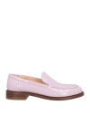 Agl Attilio Giusti Leombruni Agl Woman Loafers Pink Size 7.5 Leather In Pink