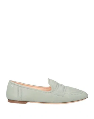 Agl Attilio Giusti Leombruni Agl Woman Loafers Sage Green Size 9.5 Soft Leather