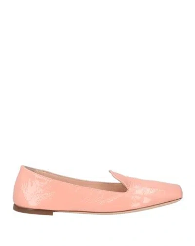 Agl Attilio Giusti Leombruni Agl Woman Loafers Salmon Pink Size 7 Leather