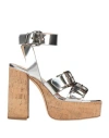 Agl Attilio Giusti Leombruni Agl Woman Mules & Clogs Silver Size 8 Leather In Silver